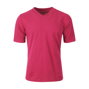 T-shirt pour homme grande taille, coupe ajustée, style décontracté, service OEM, design personnalisé, col en V, fabriqué au Pakistan - Product Image 5