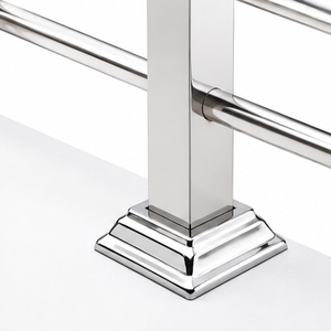 Cache-pied carré en acier inoxydable pour garde-corps, support de poteau de balustrade pour escalier moderne - Product Image 4