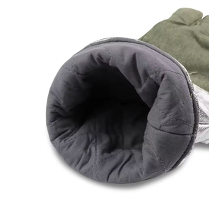 Nouveauté, gants de travail pour soudeurs avec logo personnalisé, ignifuges, de qualité supérieure, respirants, en cuir de vachette, gants de sécurité pour le soudage - Product Image 4
