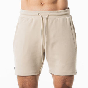 กางเกงขายส่งสั่งทำพิเศษ ระบายอากาศได้ดี เป็นมิตรกับสิ่งแวดล้อม ผ้าถักยืดหยุ่นสูง เอวกลาง ผ้าฝ้าย 100% ย้อมสีพื้น ความยาวระดับเข่า สำหรับผู้ชาย สไตล์สมาร์ท - Product Image 1