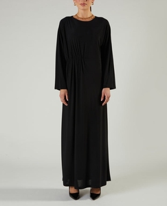 Elegante Vestido Maxi Estilo Abaya de Dubái para Mujer, con Forma Redonda Simple, Ropa Islámica para Mujer, Ropa Árabe, Ropa del Golfo - Product Image 6