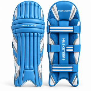 Protège-jambes de cricket professionnels pour les séances d'entraînement, absorption des chocs durable, sangles réglables, couleurs personnalisées, professionnels - Product Image 6