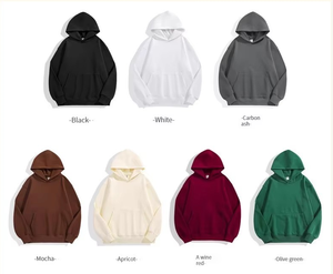 Sweat à capuche unisexe oversize avec cordon de serrage, capuche croisée, épaules tombantes, poche kangourou et poignets côtelés - Product Image 6