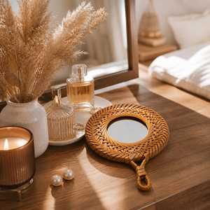 Vintage Portable Mirror <b>Frame</b> Lightweight Luxury Design for Outdoor And Indoor Use Wholesale B2B Supply - Product Image 5