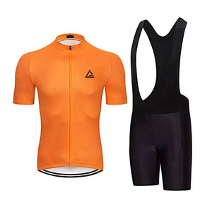 Tenue de cyclisme haute performance pour homme : maillot et short à bretelles en tissu confortable pour la course et l'entraînement - Product Image 1