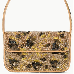 Indian Art Seed Beads Handbag With Handmade Embroidery Patterns Beaded Evening Bag With Seed Beads - Product Image 3