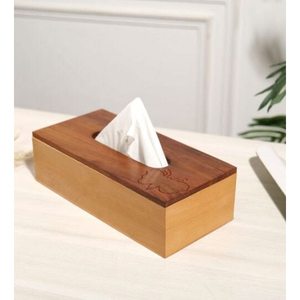 Boîte à mouchoirs décorative en bois, support personnalisé pour mouchoirs en papier, taille standard pour la maison, le salon, le bureau, la coiffeuse - Product Image 1