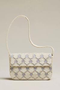 Sac Potli de créateur en velours avec de magnifiques perles de verre en cristal et des embellissements Dabka pour les mariages et les soirées - Product Image 4