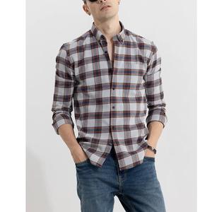 Chemise de travail de haute qualité pour homme, chemise à boutons à manches longues, imprimée, à carreaux, personnalisée, fournisseur du Bangladesh - Product Image 2