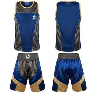 Uniforme de Boxeo de Alta Calidad 100% Poliéster, Color y Logotipo Personalizados, MOQ Bajo, Uniformes de Boxeo Hechos a Medida - Product Image 1