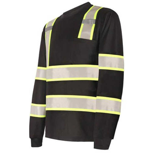 Hooded Canvas Reflective Breathable Safety <b>Jacket</b> for Roadside and Night Visibility Hi Vis <b>Winter</b> Workwear Men's - Product Image 6