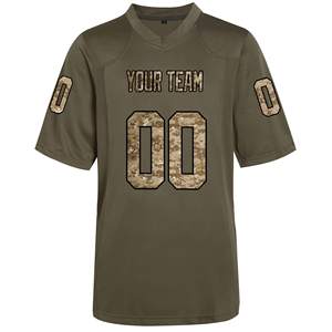 Camiseta de fútbol americano personalizada, transpirable, de poliéster, unisex, talla grande, camiseta de fútbol americano personalizada h - Product Image 2