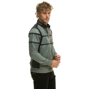 Chaqueta cortavientos deportiva de lona de nailon de alta calidad al por mayor, chaqueta de invierno impermeable con bolsillo y cómoda y elegante para hombre - Product Image 4