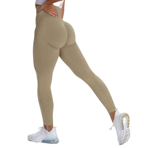 Leggings de yoga à taille élastique, leggings de yoga personnalisés pour femmes, coupe ajustée, super doux, légers, fitness - Product Image 3