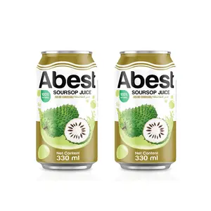 מכר Abest מיץ 330ml יכול משומר מותאם אישית מותג פרטי פירות מיץ A & B וייטנאם OEM גבוהה איכות