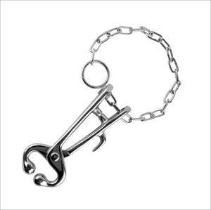 ที่หนีบจมูกวัว/ที่จับวัว/คีมหนีบจมูกวัวพร้อมโซ่ - Product Image 1
