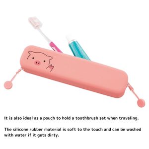 Lihitlab Dễ Thương Kawaii Nhật Bản Động Vật Thiết Kế 2-Cách Đôi Dây Kéo Bút Chì Trường Hợp Đặt Hàng Số Lượng Lớn Cho Văn Phòng Phẩm Bàn Chải Đánh Răng Trường Hợp Du Lịch Sử Dụng - Product Image 4