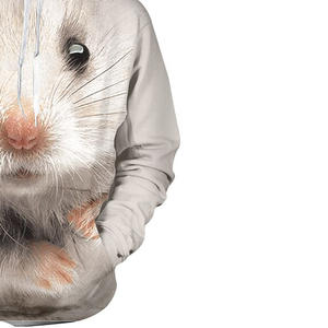 Sweat-shirts personnalisés à impression numérique par sublimation pour hommes, fabrication en gros OEM, sweat à capuche 100% coton avec fermeture éclair intégrale, style streetwear - Product Image 4