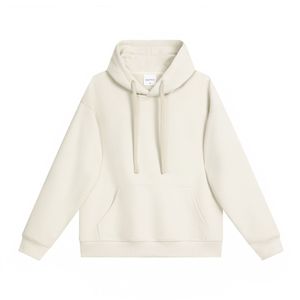 Sweat-shirt à capuche pour homme, couleur unie, décontracté, pour l'automne, 100% coton, tissu molletonné français, manches longues - Product Image 1