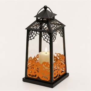 Nouvelle Lanterne Citrouille Métallique pour Halloween, Idéale pour l'Intérieur et l'Extérieur, Décoration de Table ou Suspendue pour Maison Hantée, Prix le Plus Bas - Product Image 3