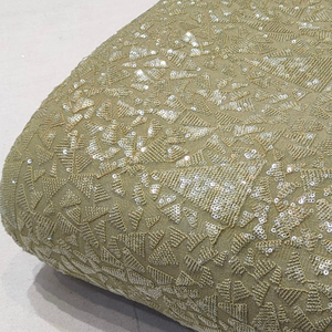 Premium Sequence Embroidery Fabric For Women Fashion Wear Designer <b>Garments</b> Party Wear Dresses Kaftan Abaya Bridal Wear - Product Image 1