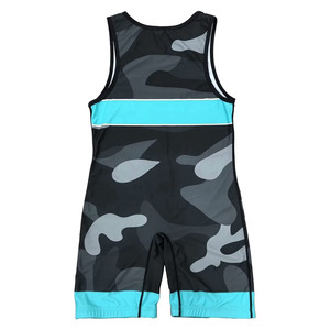 Combinaison de lutte personnalisée pour femmes, en spandex et polyester, séchage rapide, uniforme de lutte une pièce, impression par transfert thermique - Product Image 5
