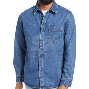 Veste en jean pour homme respirante, fabriquée en matériau de haute qualité, best-seller pour adulte - Product Image 2