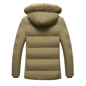 Fashion OEM Custom <b>Men</b> Parka <b>Jackets</b> Blank <b>Utility</b> Parkas Cotton Padded <b>Jacket</b> - Product Image 2