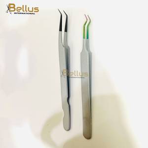 Pinzas Extractoras de Puntos Negros de Acero Inoxidable de Alta Precisión y Durabilidad con Punta Suave para Cejas y Pestañas, Herramienta Curva para el Cuidado Facial - Product Image 3