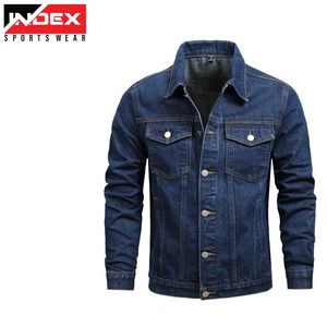 Chaqueta de Mezclilla Resistente para Hombre, Chaqueta de Mezclilla Pesada para Hombre, Ropa Casual de Calle para Exteriores, Venta al Por Mayor - Product Image 2