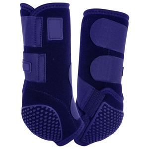 Protège-tendons de luxe personnalisés en cuir collé et coton de qualité supérieure pour chevaux – Bottes de protection équine pour le sport et la médecine vétérinaire - Product Image 1