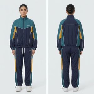 Women's Slim Fit Windbreaker Tracksuit - Windbreaker Jacket & <b>Pants</b> Set for Training, Factory Direct - Product Image 5