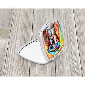 Cavalier Spaniel Hippie Dawg miroir de maquillage à main pliant compact cadeau de voyage décoratif pour femmes et filles - Product Image 2