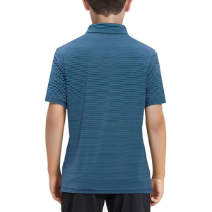 เสื้อยืดผู้ชายคุณภาพสูง พิมพ์โลโก้ได้ ผ้าโพลีเอสเตอร์/คอตตอน แห้งเร็ว ระบายอากาศดี ทรงหลวม ผ้าแคนวาสถัก - Product Image 3