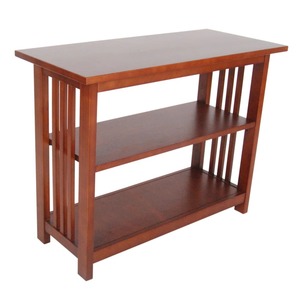 Modern Wooden Bookcase Four Tier Rectangle Standing Type For Living Room Durable Storage <b>Shelf</b> Lacquered Finish - Product Image 6