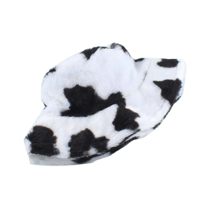 Denim <b>Reversible</b> <b>Bucket</b> <b>Hat</b> with Embroidered Logo on One Side All-Over Printed Logo on the Other Two-Sided Design - Product Image 4