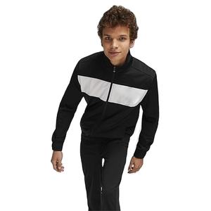 Ensemble de survêtements de sports d'hiver pour hommes coupe régulière en polaire technique avec logo personnalisé avec survêtement de jogging sur le côté - Product Image 1