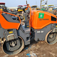 Promo Panas HAMM HD35 2595KG Compact Vibratory Roller Berkualitas Tinggi Single Drum Disetujui EPA Pompa Motor Bomag Bearing Sakai Diesel
