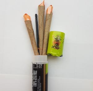 Tube Pack Best Leaf Super Lent Burning Manuel Roulé À La Main Naturel Organique Ébène Feuille Cônes De Luxe Origine Indienne Possède Votre Marque - Product Image 1