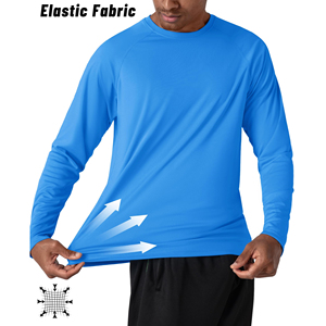 Men’s Long Sleeve UV Protection Shirt Lightweight Breathable Quick Dry Outdoor Sun Protection Clothing - Product Image 1