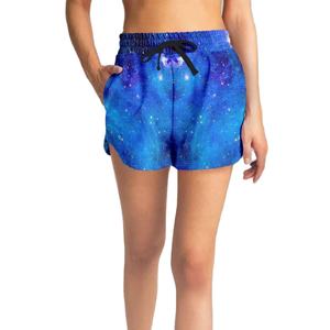 Pantalones Cortos Deportivos Casuales para Mujer, Diseño Elegante, para Ejercicio Aeróbico, Estilo de Vida Activo, Rendimiento Deportivo Versátil, Sublimación - Product Image 1