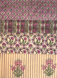 Reusable Block Printed Cotton Fabric Eco Friendly Floral Design Custom Print Hand Block print Fabric Bulk Order Supplier - Product Image 3