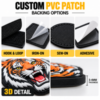 Patch tactique 3D en PVC gaufré, badge logo stéréo durable pour chapeau, tissu sergé, décalcomanie personnalisée sur mesure