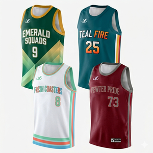 Camiseta de Baloncesto Personalizada Sublimada, Unisex, para Adultos, Transpirable, de Poliéster, sin Mangas, Cuello Redondo, para Todas las Temporadas, Ropa Deportiva - Product Image 6