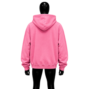 Custom Pink Zip Up Hoodie Women Oversized <b>Heart</b> Graphic Rhinestone Streetwear Full Zipper Hooded <b>Sweatshirt</b> Casual Fashion Wear - Product Image 2