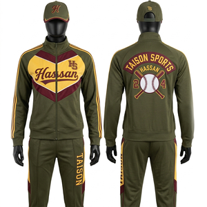 Conjunto Deportivo de Béisbol para Mujer, 280 GSM, Felpa de Poliéster Premium, Diseño con Paneles en Verde Azulado y Gris, Sublimación, Bordado, Logotipo Personalizado - Product Image 4