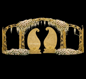 แผงฉากหลังตกแต่งรูปทรงรอยัลเพสลีย์ (Ambi) สำหรับงานแต่งงานสุดหรู - Product Image 2