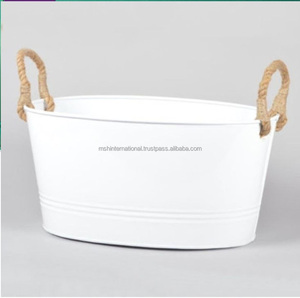 Productos de jardín galvanizados, contenedor personalizado de metal para maceta de flores - Product Image 6