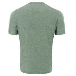 เสื้อยืดคอกลมแขนสั้นผ้าฝ้ายระบายอากาศได้ดี น้ำหนัก 220 กรัม สำหรับผู้ชาย ขายส่ง ปรับแต่งโลโก้ได้ สีพื้น ไซส์ใหญ่ ขายดี - Product Image 4