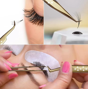Pinces à cils personnalisées avec logo, en gros, sous marque privée, accessoires et outils pour extensions de cils, fabricant de pinces à cils - Product Image 6